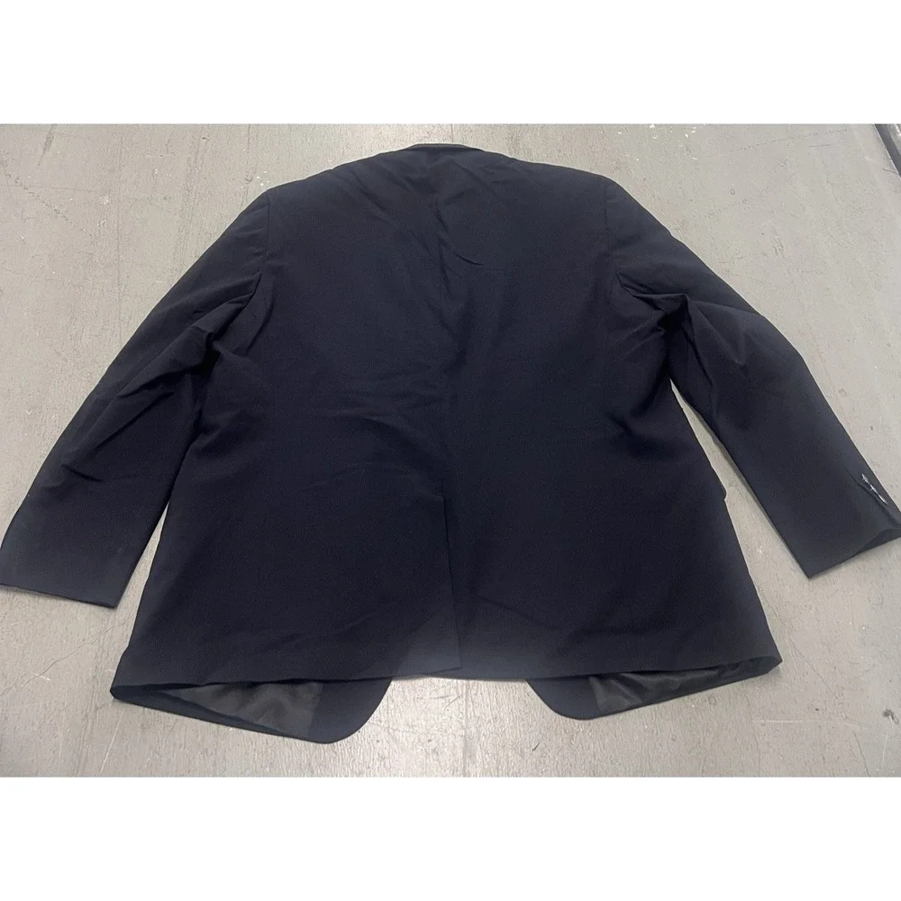 Michael Kors Mens Navy Blazer Size 50R Classic Fit Dress Jacket Formal Suit Coat